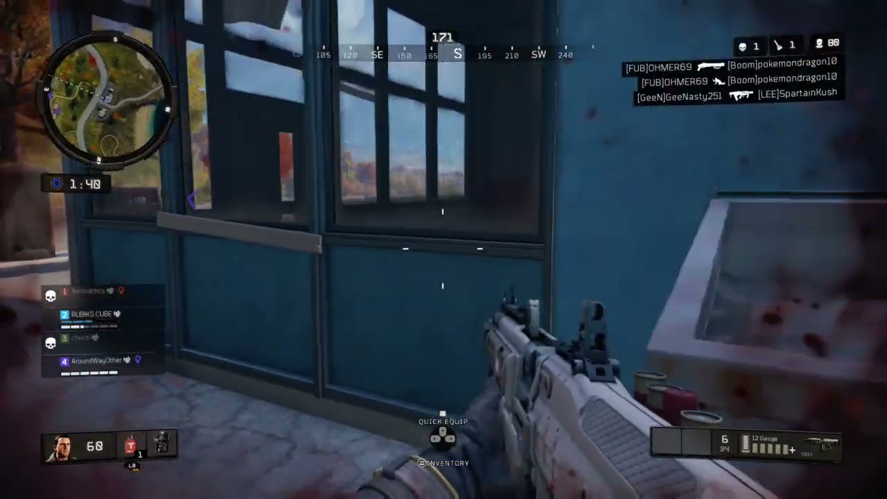 BO4 blackout took on guy with 60 health 12/31/18