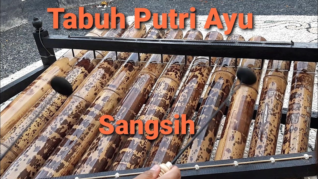 Tutorial Tabuh Putri Ayu (Sangsih) Cover Rindik Sanur Lawas