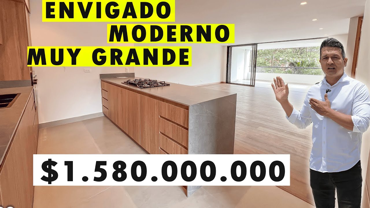 🔥Moderno apartamento en Envigado 🇨🇴$1.580 millones 