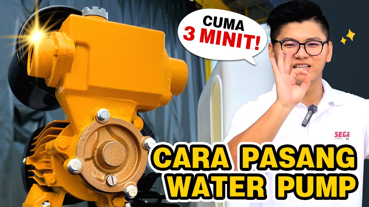 3 Minit Pasang SEGA SG-400.C Water Pump 💦