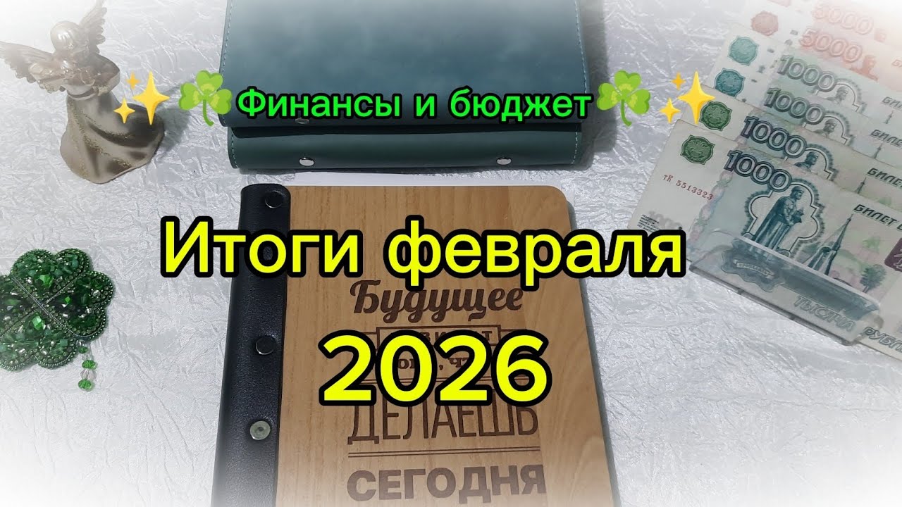 Итоги февраля 2026 ☘️ Инвестиции ✨️  Финансовая игра 