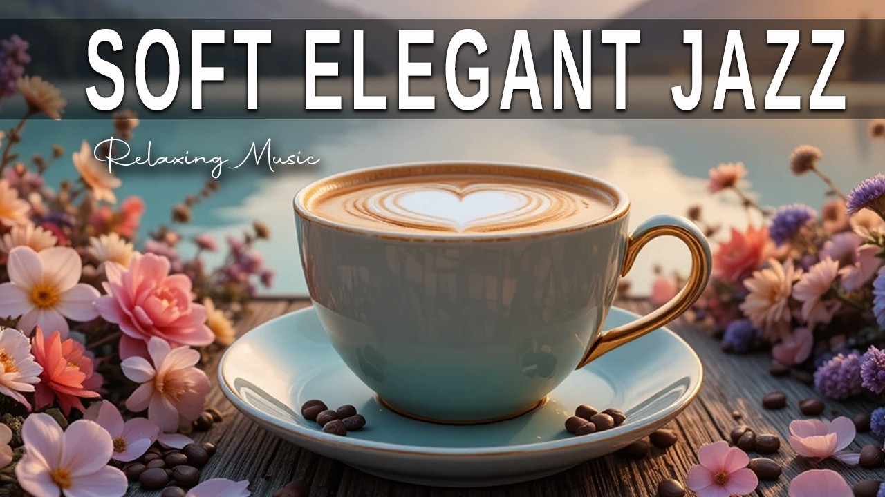Soft Elegant Jazz Music ☕ Bossa Nova background for Happy Moods, Stress Relief & Holiday