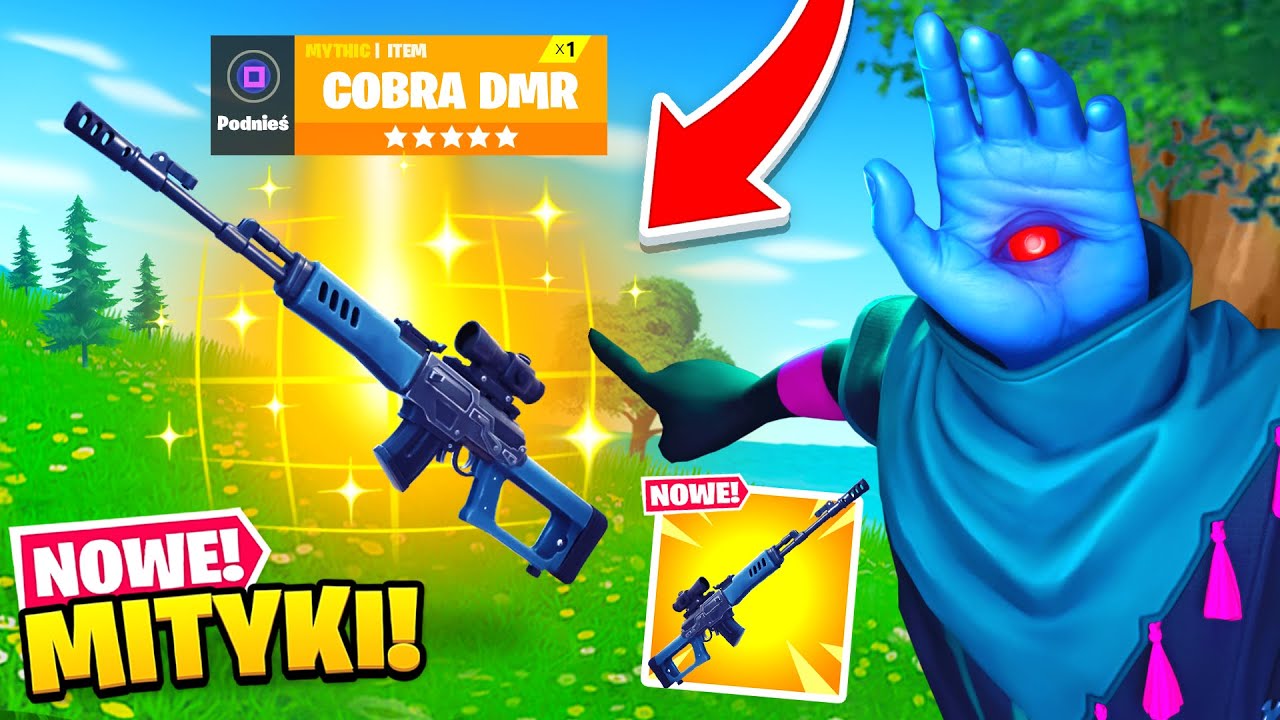 Znalazłem MITYCZNY KOBRA DMR i Jest ZA MOCNY w Fortnite