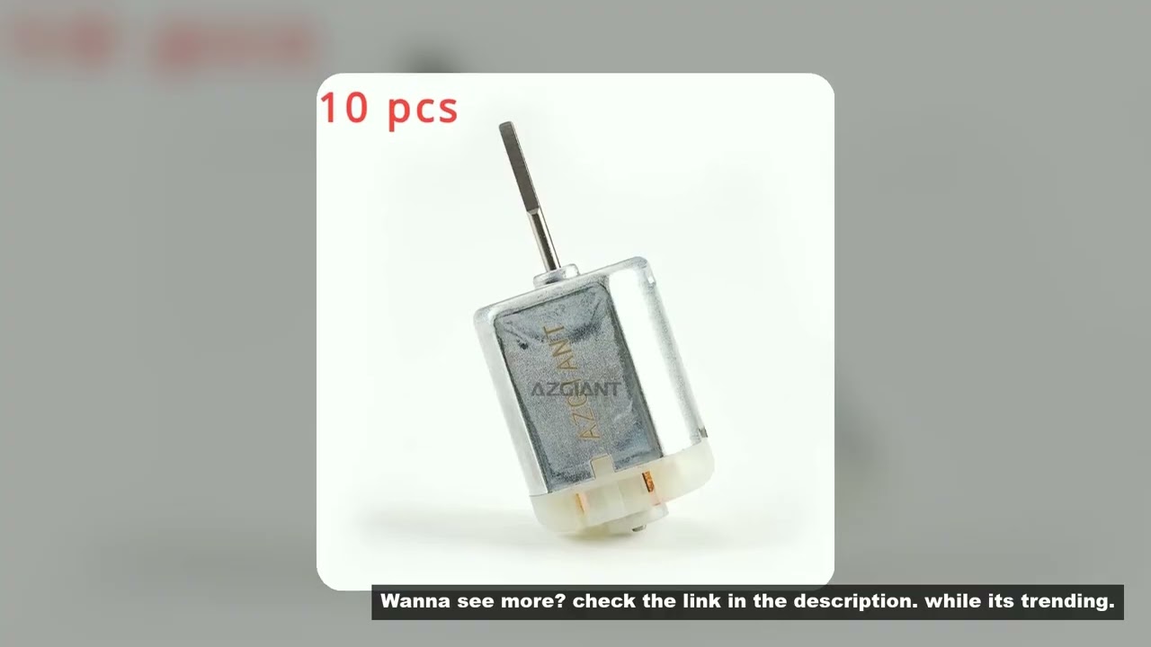 10 Pcs AZGIANT 18mm D Spindle FC280SC 20150 Car Central Door Lock Motor Flat Shaft for FC280SC-20150