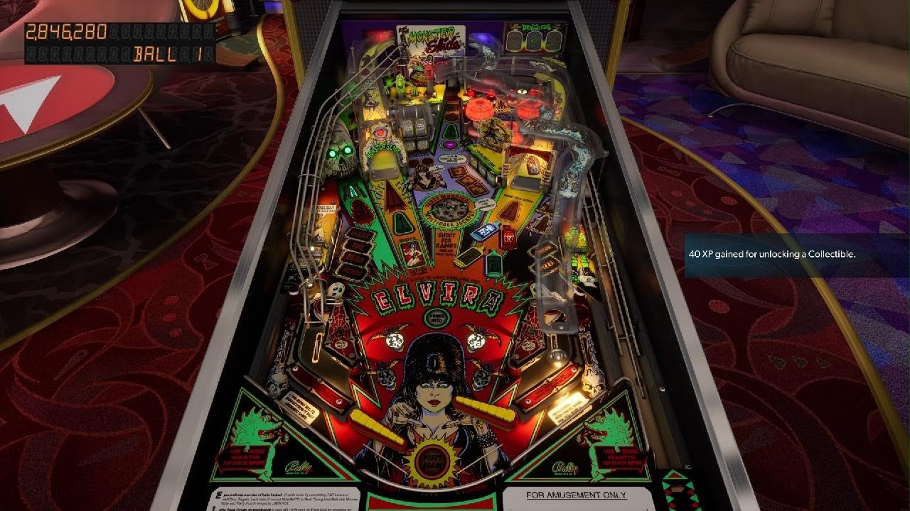 Pinball FX 2023 - Elvira and the Party Monsters (ELVIRA 3M & Jackpot)