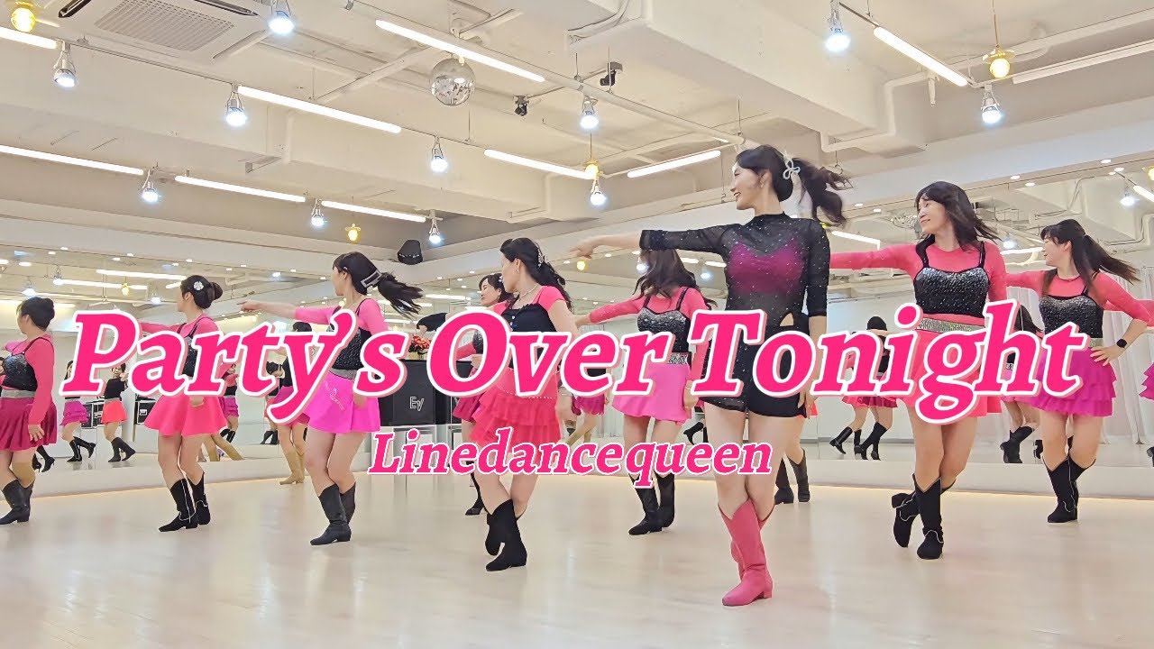 Party's Over Tonight Line Dance l Beginner l 파티스 오버 투나잇 라인댄스 l Linedancequeen l Junghye Yoon