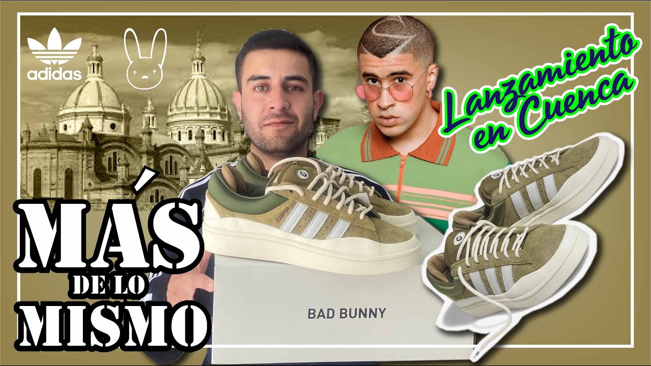 Así fue el lanzamiento de los adidas campus de bad bunny por primera vez en Cuenca unboxing review