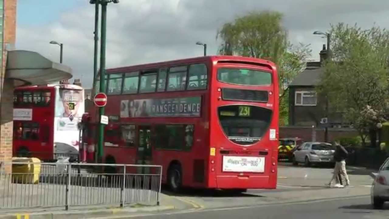 Buses around Turnpike Lane Station 18th April 2014
