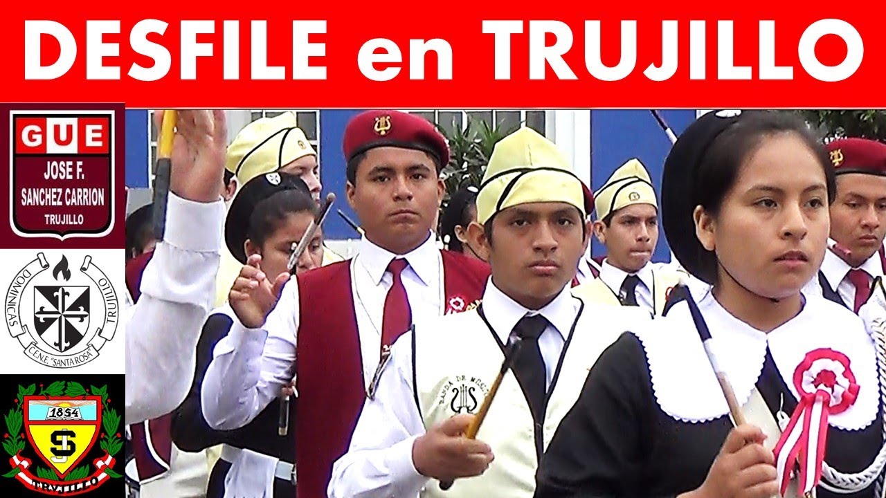 DESFILE CÍVICO MILITAR - Bandas Escolares - GUE JFSC - STA ROSA - SAN JUAN - 2018