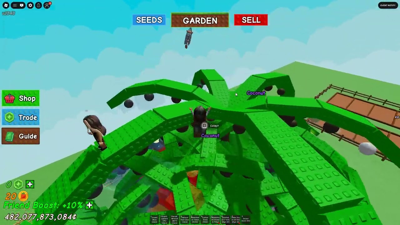 Grow A Garden Inventory/Gardens Tour!! (Featuring my best friend!!)