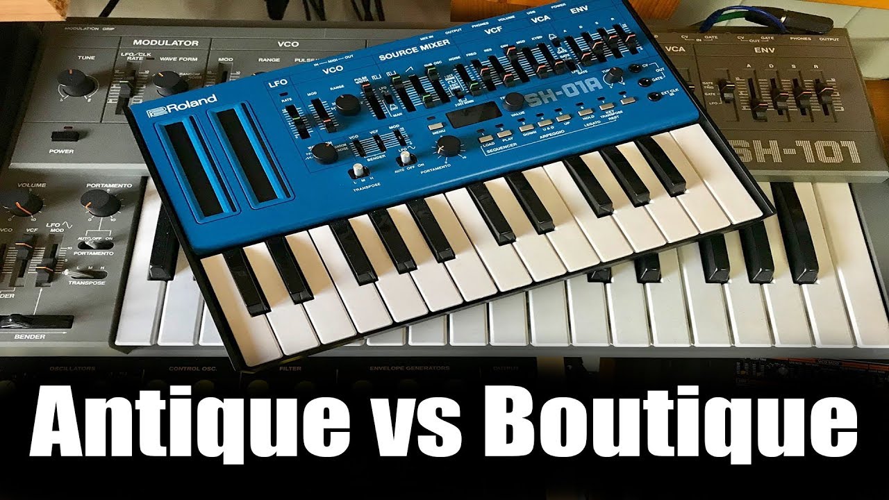 Roland Boutique SH-01A vs Antique SH-101
