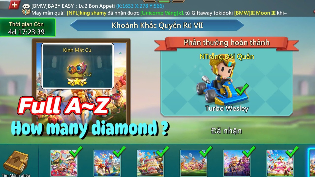 LORDS MOBILE !!! SỰ KIỆN SIÊU ĐẸP, ĐUA TOP LẤY CỔ VẬT, NGOẠI TRANG ĐỘI QUÂN TỪ A-Z.