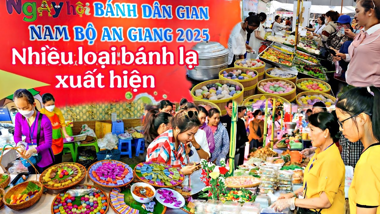 Hàng trăm loại bánh lạ xuất hiện ở lễ hội bánh dân gian Nam Bộ
