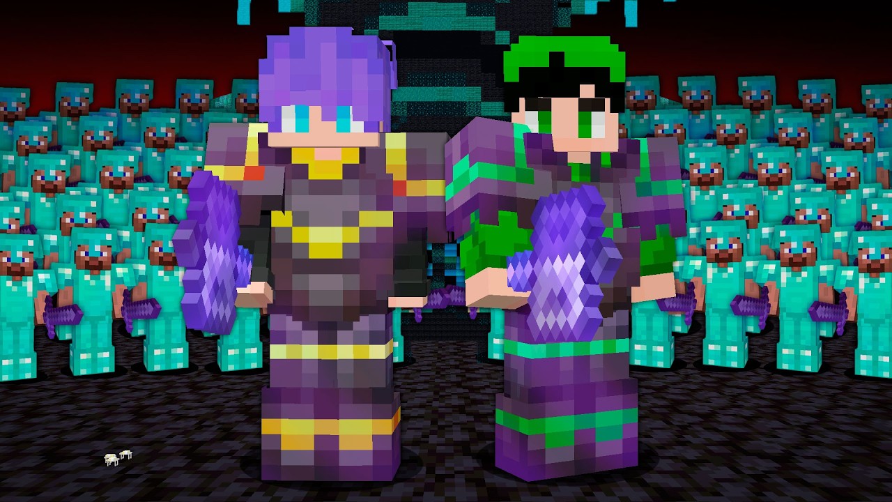 NÓS vs SERVIDOR INTEIRO! - MINECRAFT