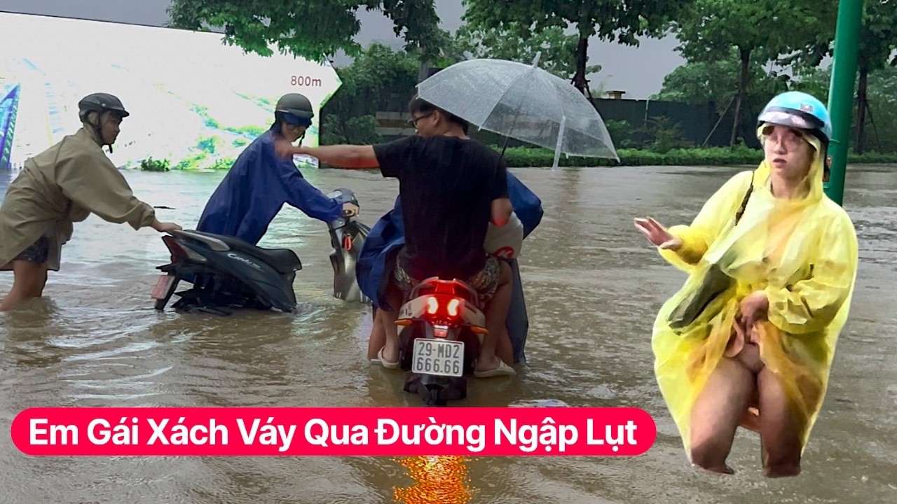 Hà Nội Sau Bão: Xe Máy, Ô Tô Chết Máy Hàng Loạt Vì Ngập Lụt!