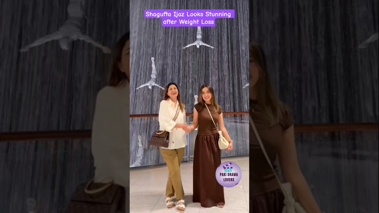 Shagufta Ijaz Vacationing with Daughter #shaguftaejaz #pakistani #showbiz #celebrity #drama #viral