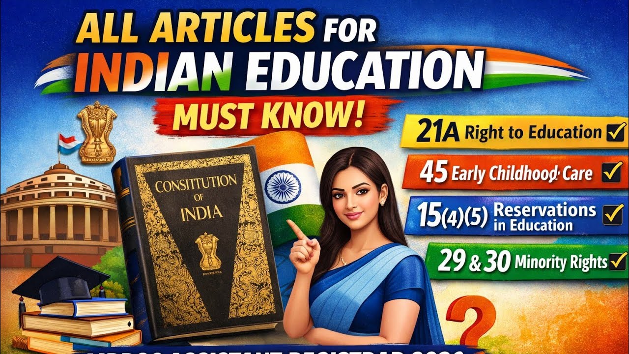 महत्वपूर्ण शिक्षा से संबंधित Articles for MPPSC Assistant Registrar examination 2026 