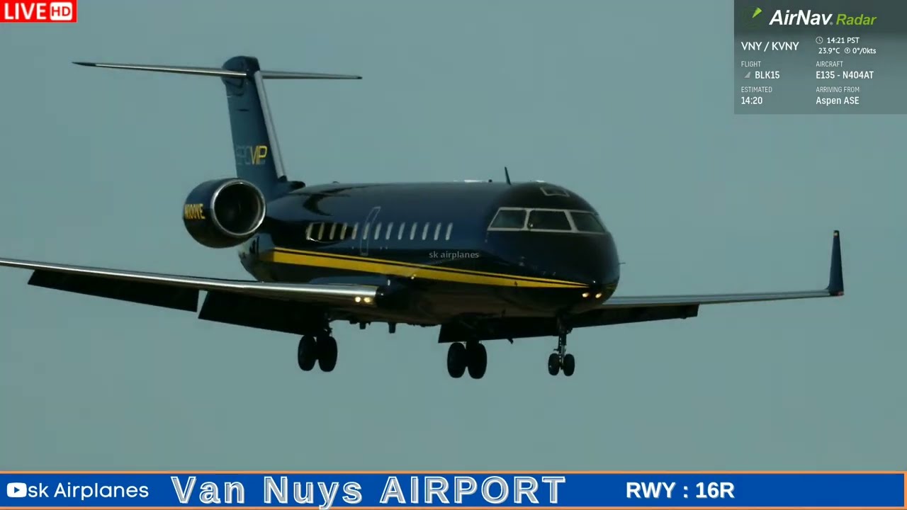 🔭 LIVE Van Nuys Airport | Live Planes Spotting ✈️  (VNY) California