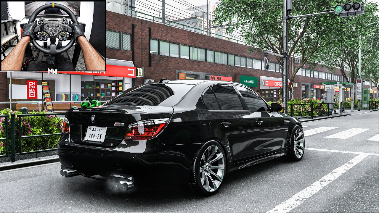 BMW M5 E60 V10 | Forza Horizon 6 | Steering Wheel Gameplay