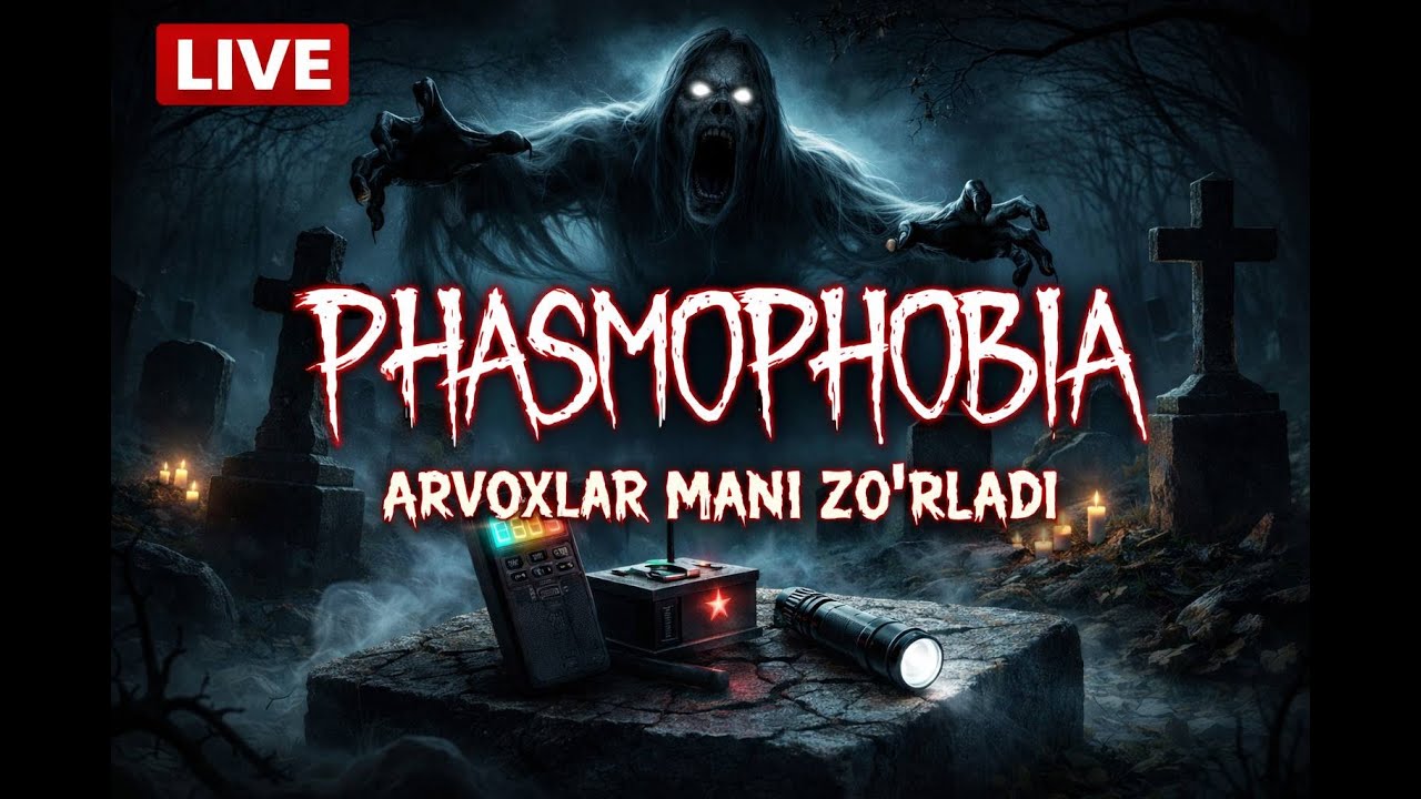 phasmophobia: HORROR UZBEK TILIDA 🤳