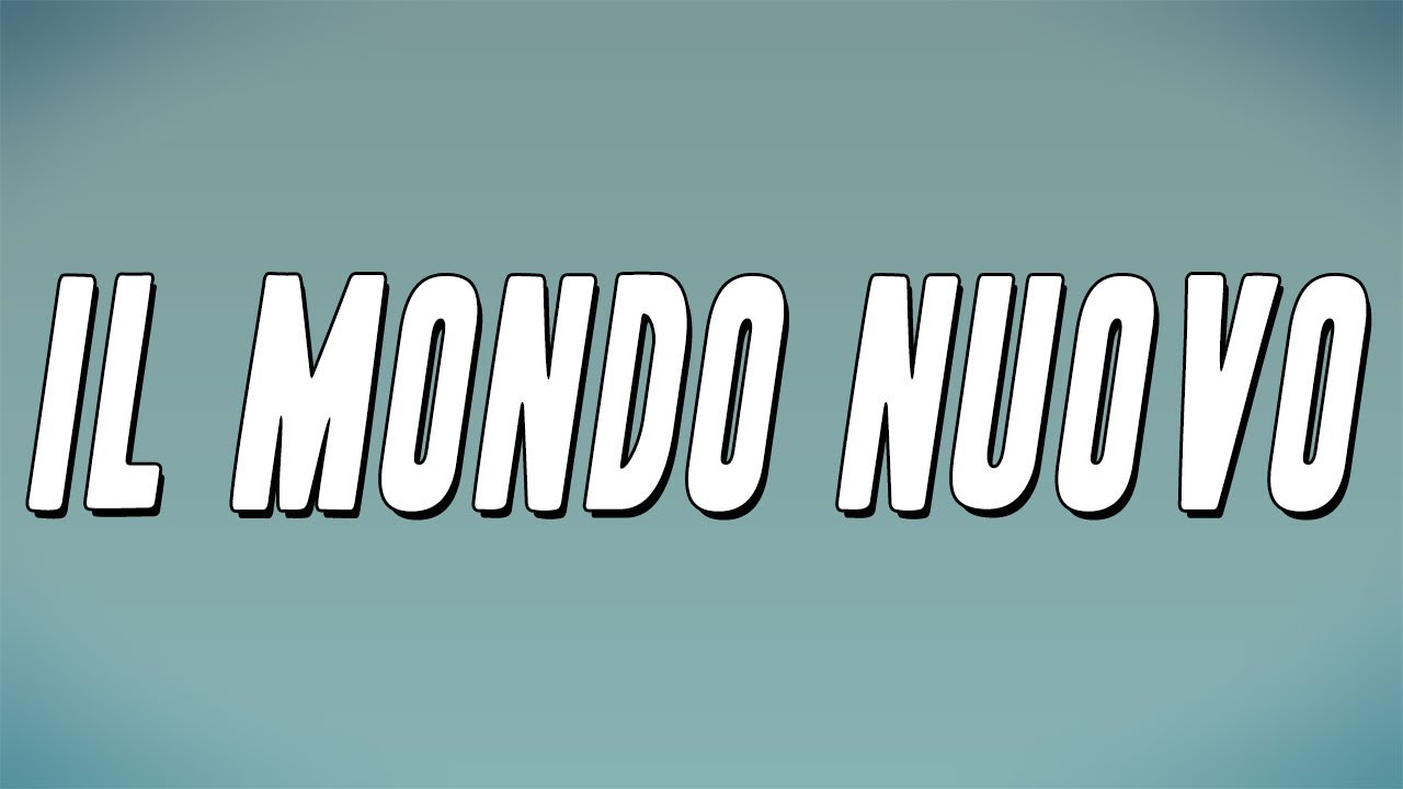 Neffa - Il mondo nuovo (Testo)