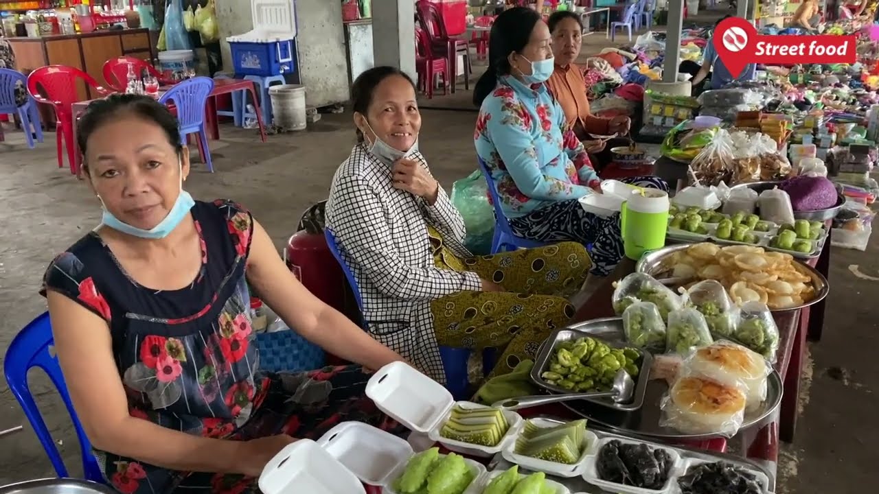 Thiên đường bánh ngọt đủ loại, ngôi chợ quê đúng chất miền tây