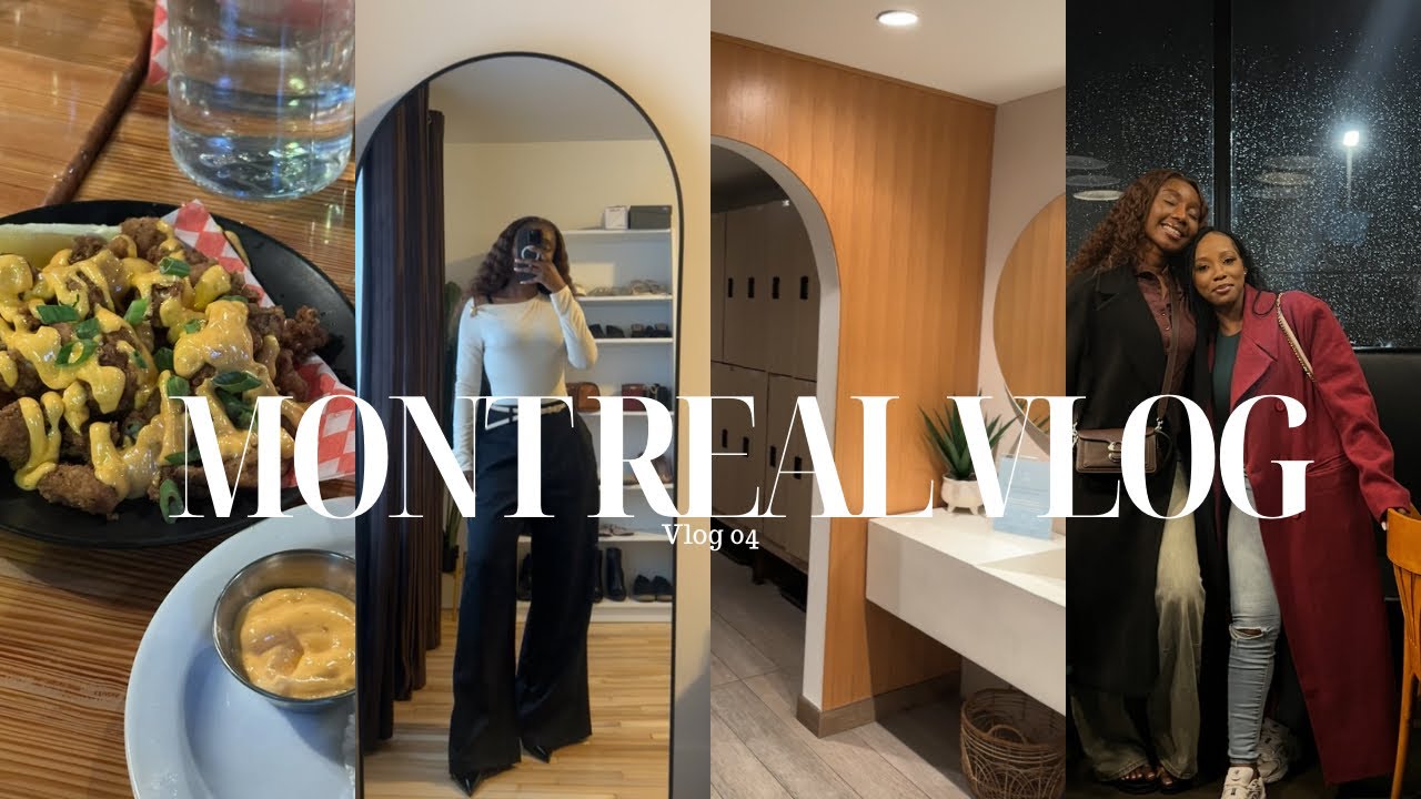 WEEKLY VLOG/ ROADTRIP TO MONTREAL/Dinner,Shopping,Food,Spa