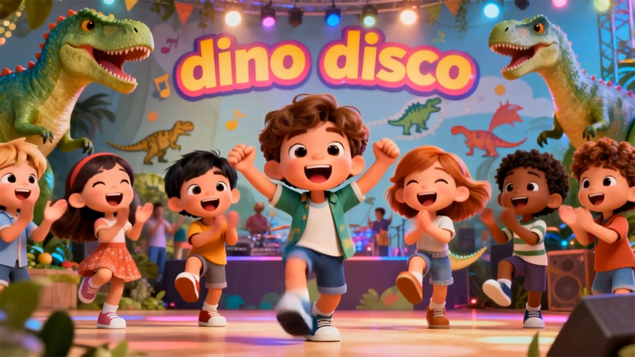 Dino Dance Party 🦖 With Dancing Animal Friends!