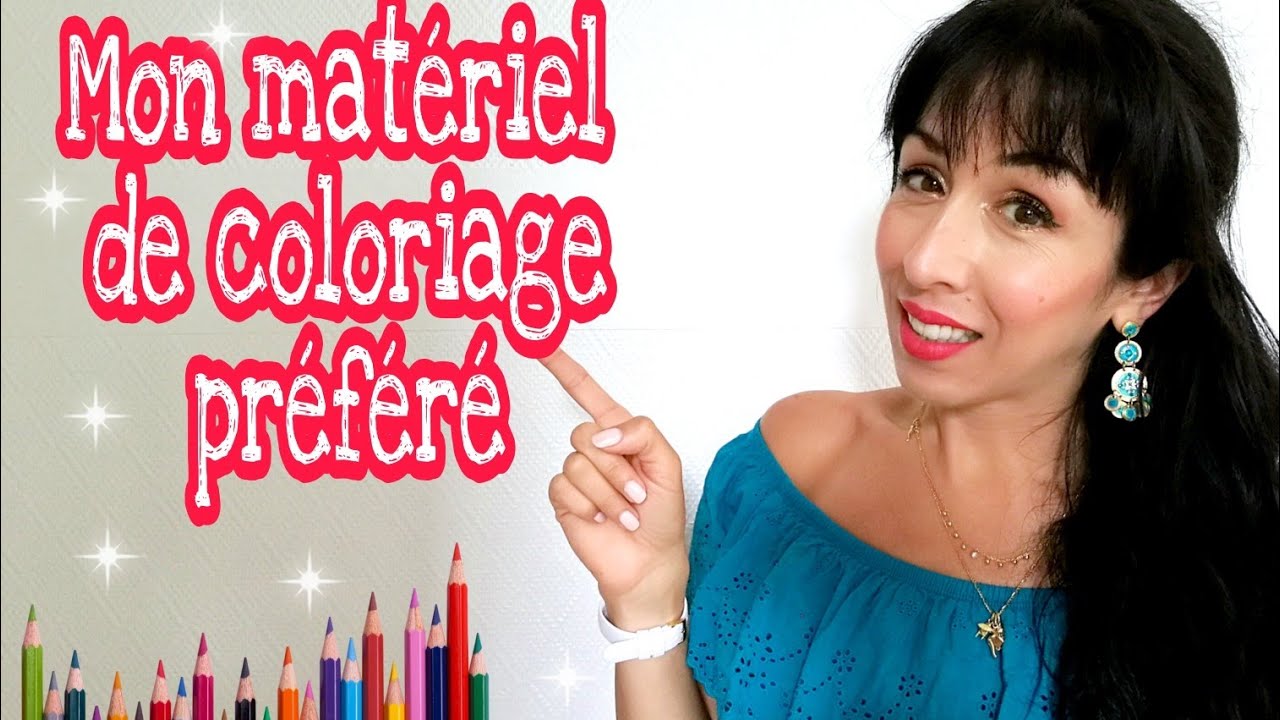 Mon matériel de coloriage préféré. coloriage pour adulte, arthérapie