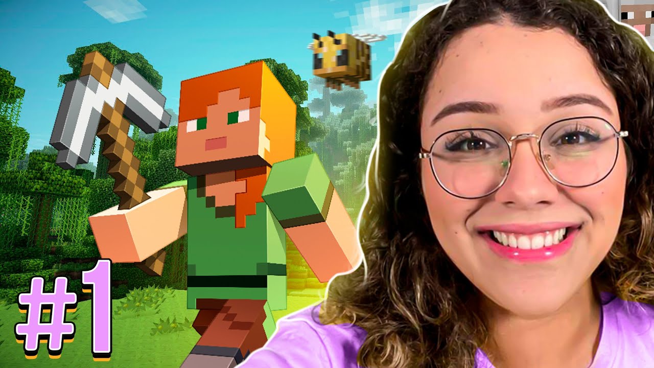 Maethe jogando Minecraft com os amigões #1