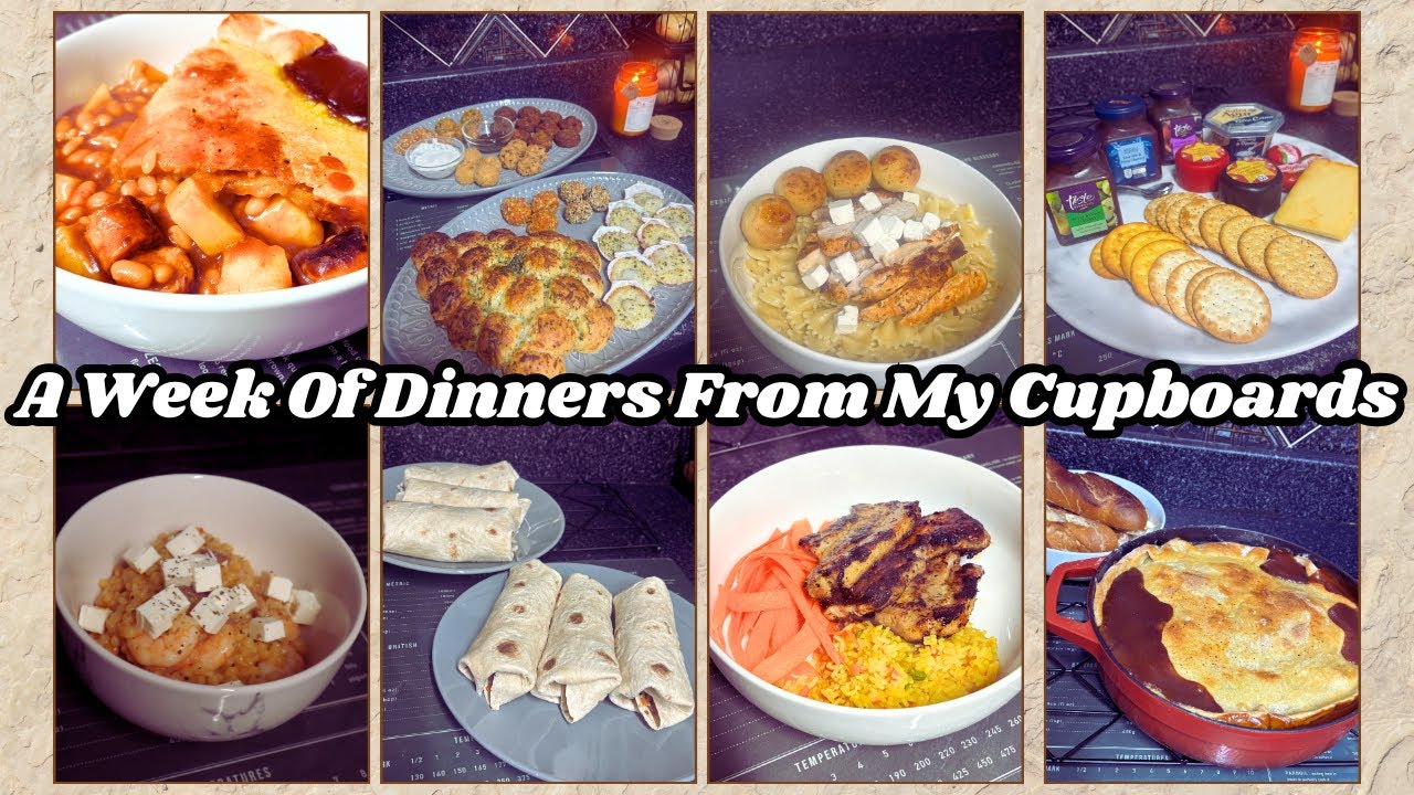 A Week Of Dinners From My Cupboards🍽️ 