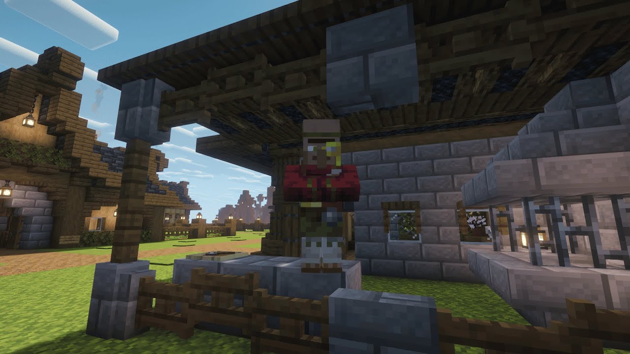 POVOANDO O VILAREJO MEDIEVAL! Minecraft Survival Strong World