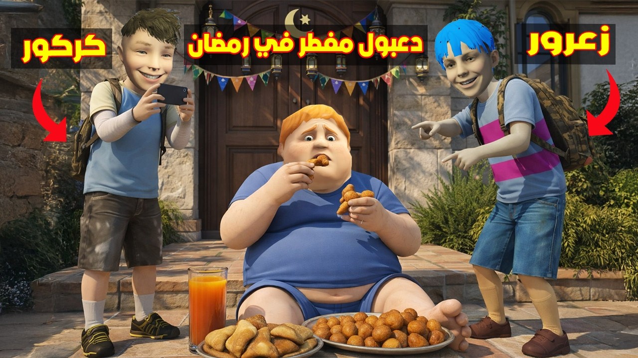 فلم قراند : مقلب زعرور الصائم في دعبول الفاطر في رمضان ( كركور يضحك ) 🔥😂
