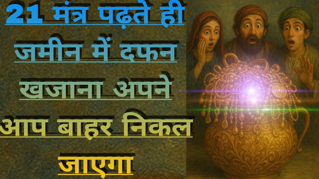 21 मंत्र पढ़ते ही जमीन का धन खुद ब खुद बाहर आ जाएगा