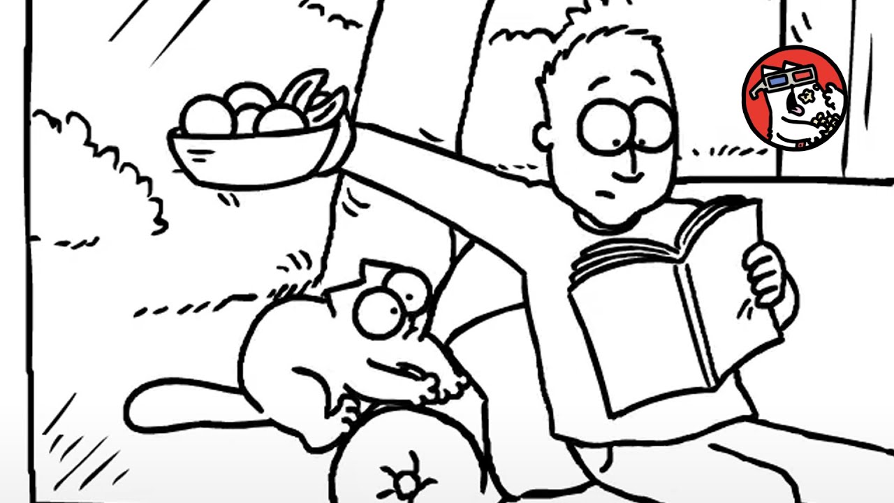A Happy Cat Runs Around the Living Room | Simon's Cat Extra