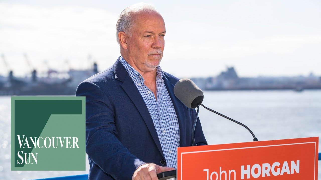 B.C. NDP leader John Horgan attacks opposition on health care | B.C. Election 2020  | Vancouver Sun