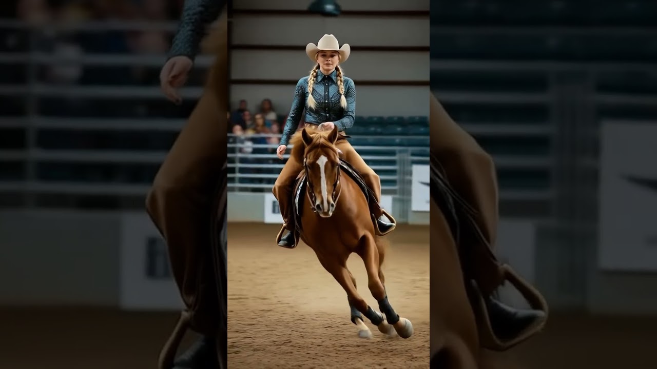 Western pleasure on my quarter horse.🥰#horsegirl #ai #westernpleasure