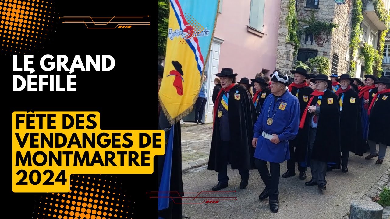 Défilé de la fête des vendanges de Montmartre 2024