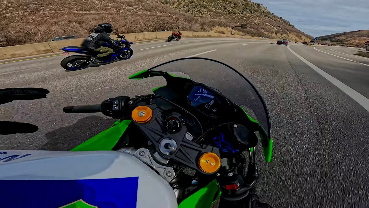 YAMAHA R7 X MTO9  ZX6R REV LIMITER MADNESS