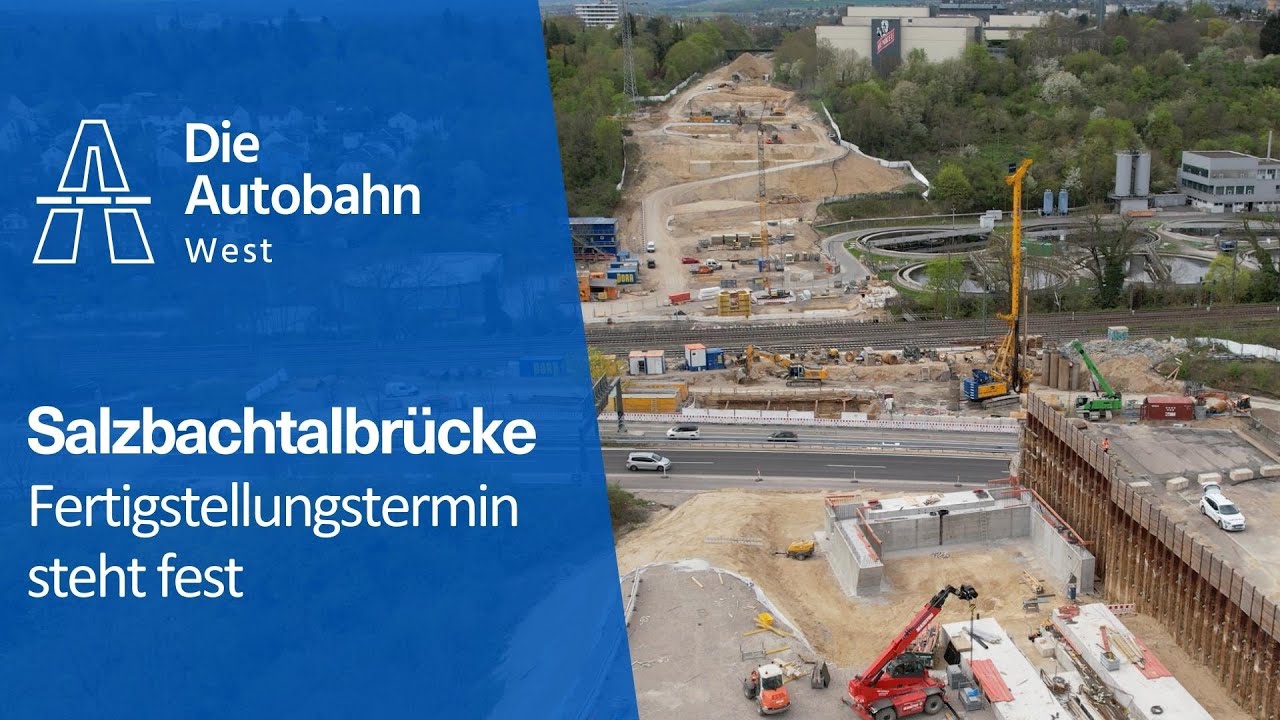 Salzbachtalbrücke: Fertigstellungstermin steht fest [A66] | Autobahn GmbH