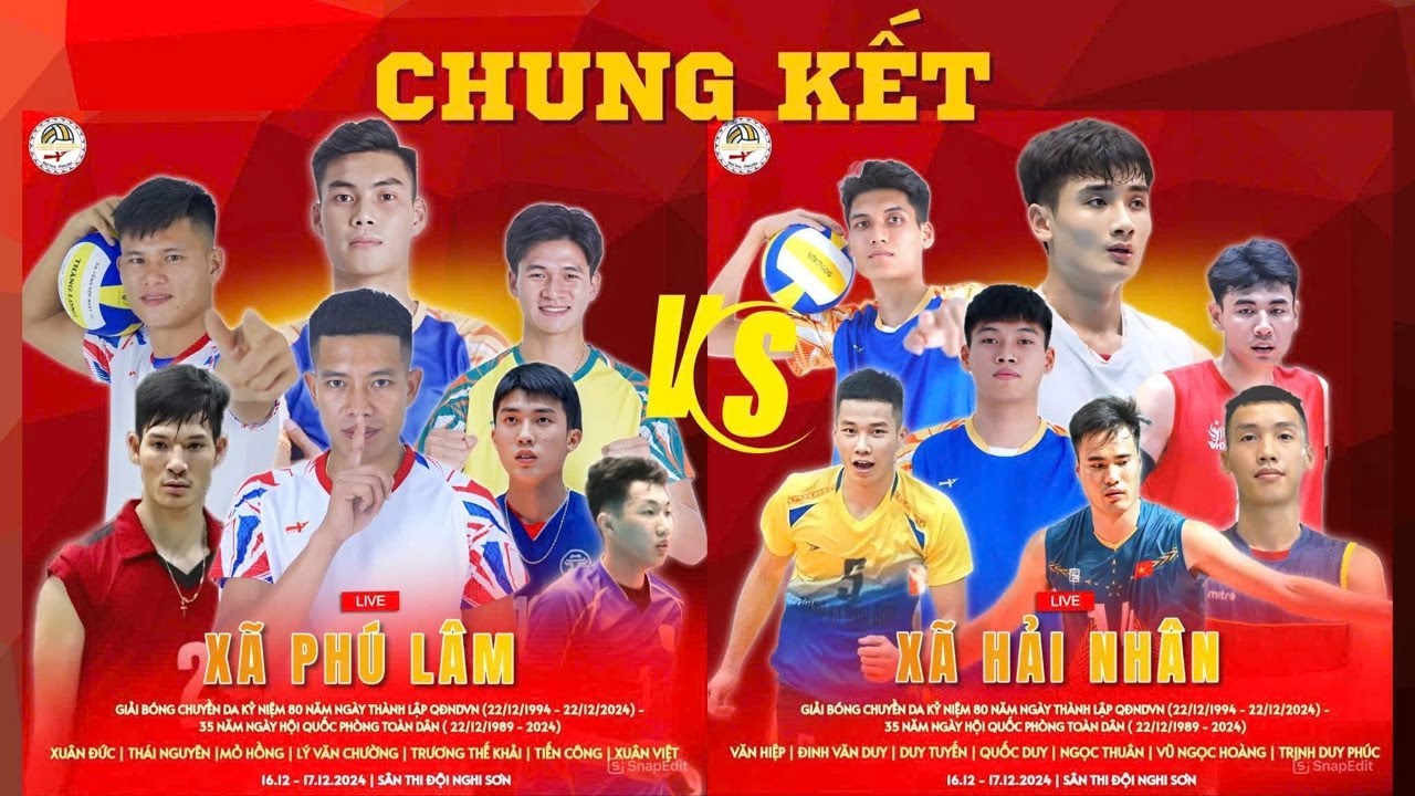 Chung Kết : Hải Nhân(Quốc Duy, Ngọc Thuân, Duy Tuyến, Văn Hiệp, Văn Duy) - Phú Lâm(Mỏ Hồng, Thái Ngu