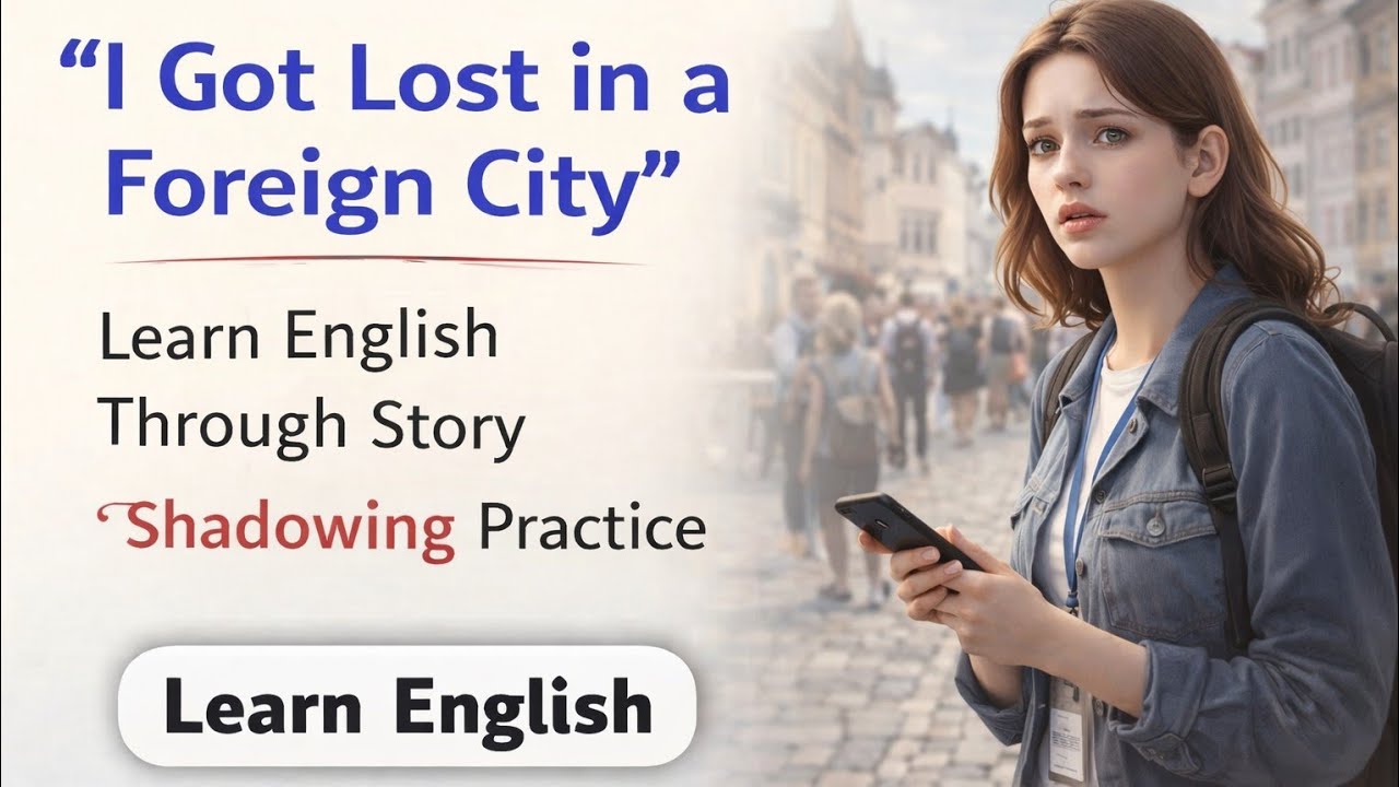 I Got Lost in a Foreign City | Learn English Through Story | Shadowing Practice