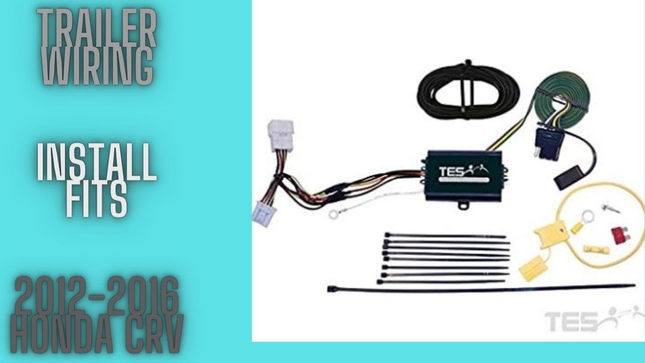 Trailer Wiring Install 2012-2016 Honda CRV