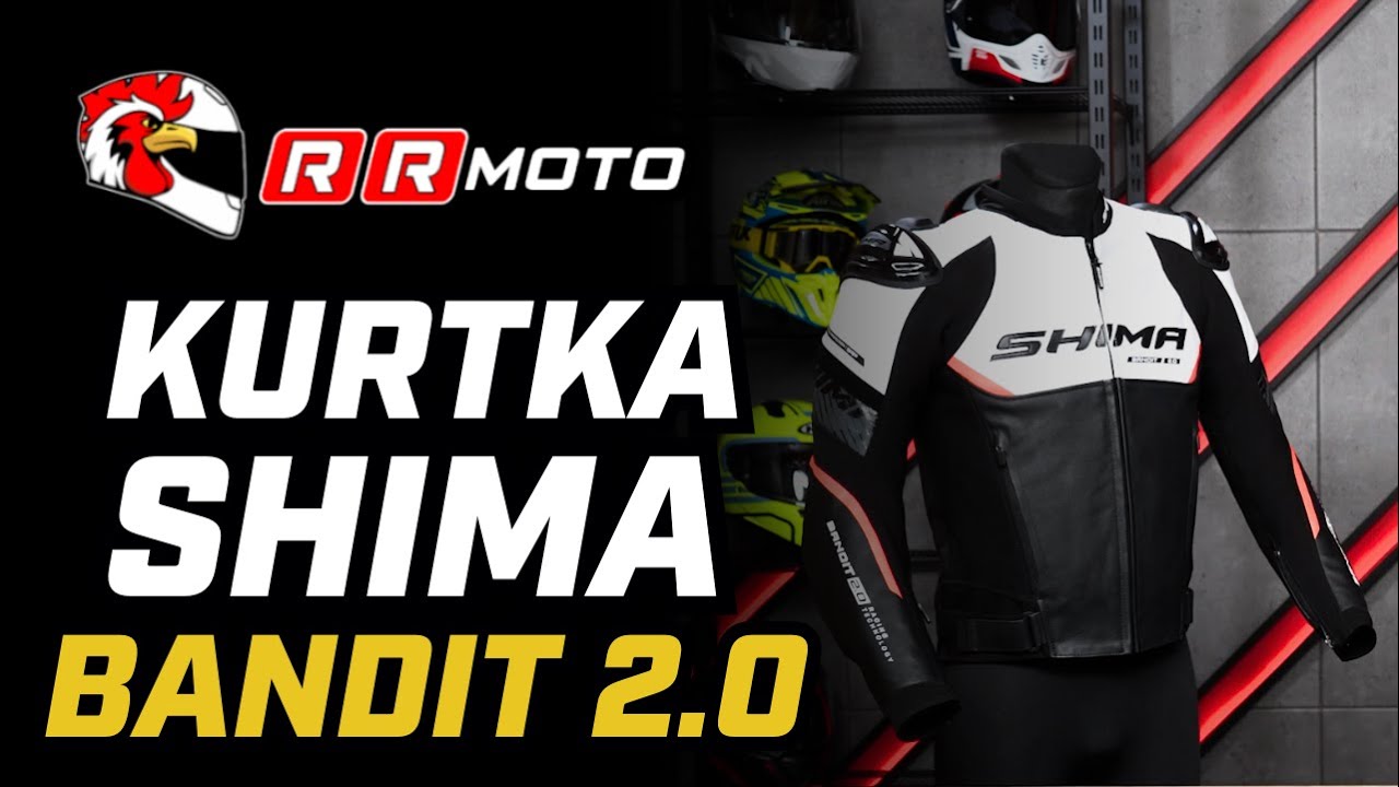 MOTOCYKLOWA KURTKA SKÓRZANA SHIMA BANDIT 2.0
