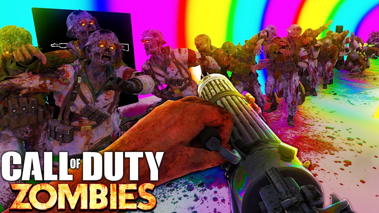 The Rainbow Hallway Zombies Map Is Something Else (BO3 Zombies)