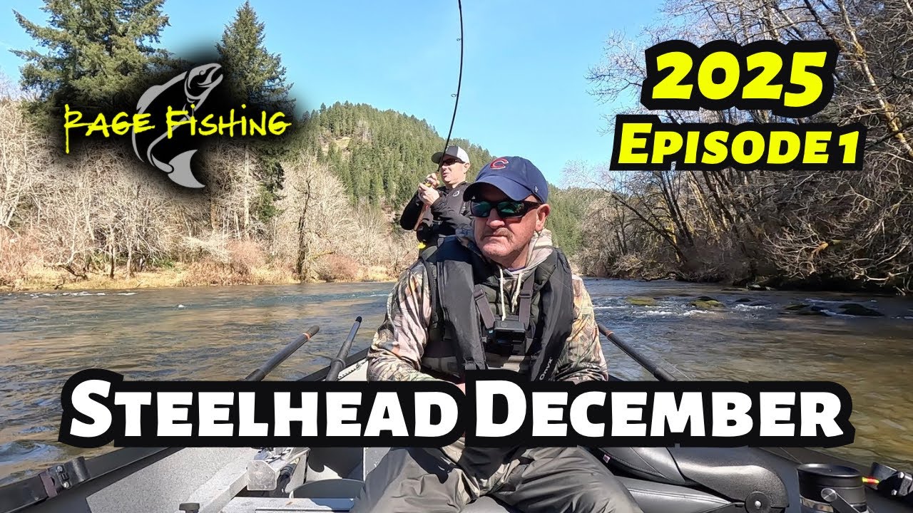 STEELHEAD DECEMBER 2025 EPISODE 1 LUCKY CAP SHOWDOWN - CUBS VS. MARINERS - WINTER STEELHEAD FISHING