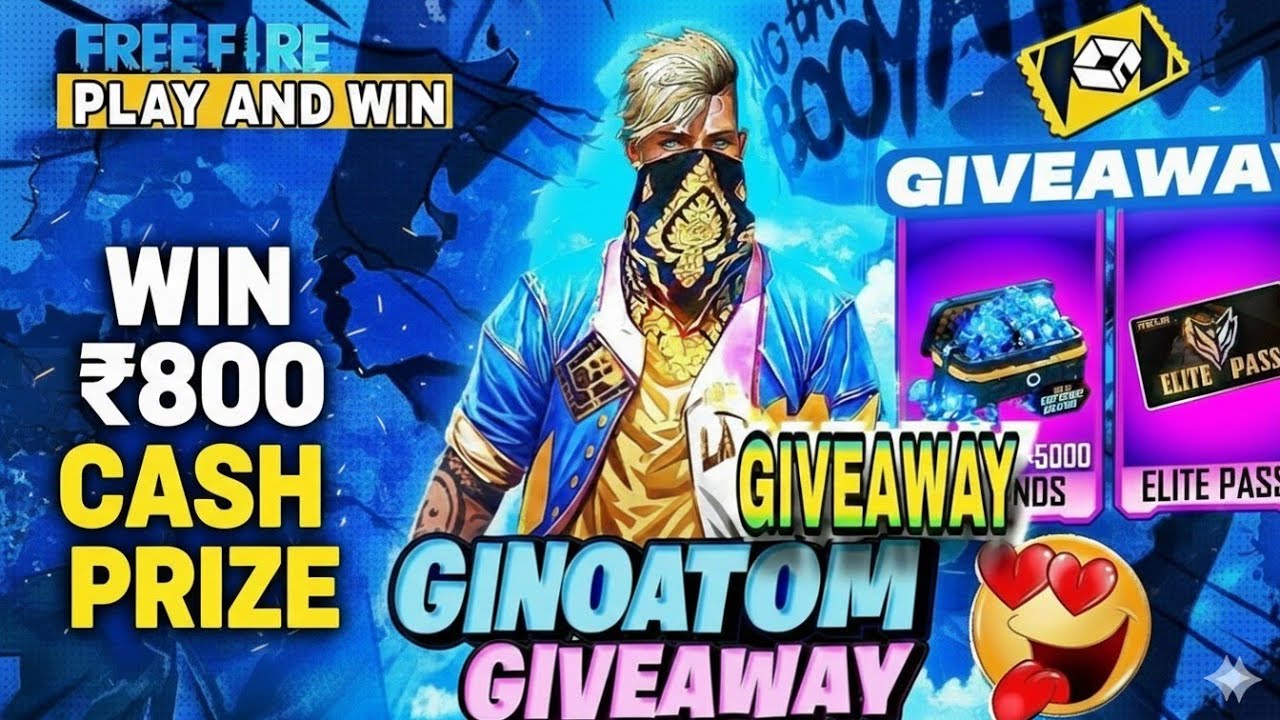 win ₹800 giveaway dimand custom free fire live streaming