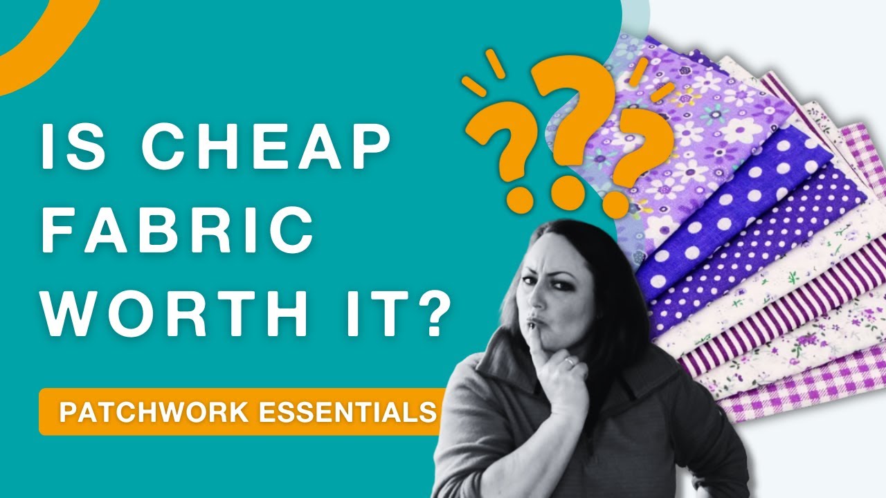 😬 I tested the cheapest quilting fabric – shocking results