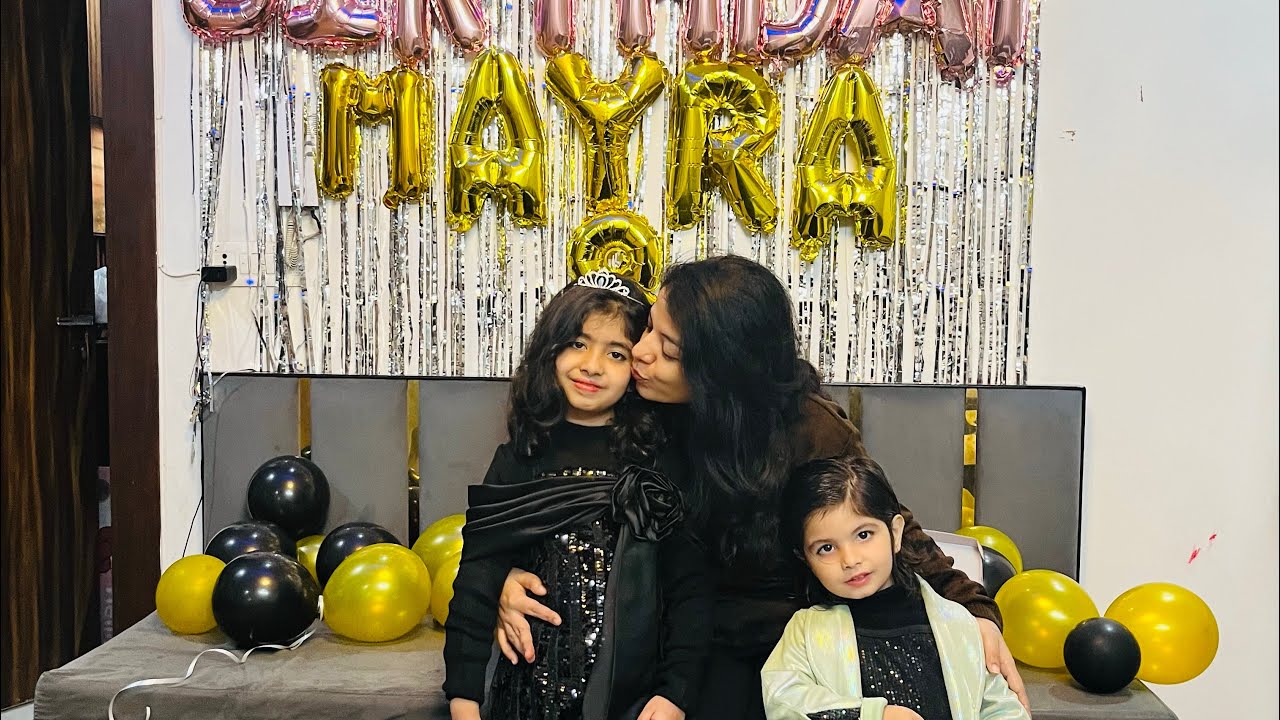 Birthday celebration 🎉 || mayra ko mile 8 gifts 🎁 #youtube #vlogs #family 