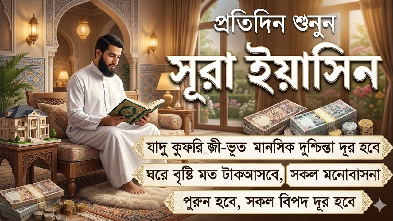 (প্রতিদিন শুনুন)কলিজা ঠান্ডা করা কণ্ঠে সূরা ইয়াসিন |Quran Tilawat |Surah Yaseen | #SurahYasin